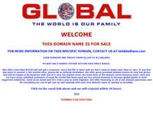 Tablet Screenshot of globalband.com